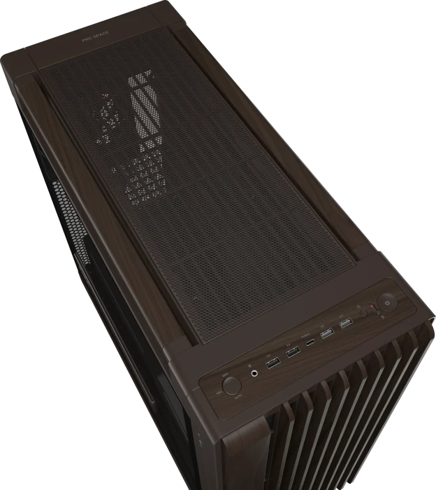 ASUS ProArt PA602 Wood Edition Retro Brown, braun, Tempered Glass Panel, Glasfenster