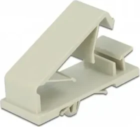 DeLOCK Kabelhalter mit Spreizanker, grau, 10 Stück