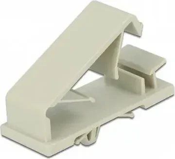 DeLOCK Kabelhalter mit Spreizanker, grau, 10 Stück