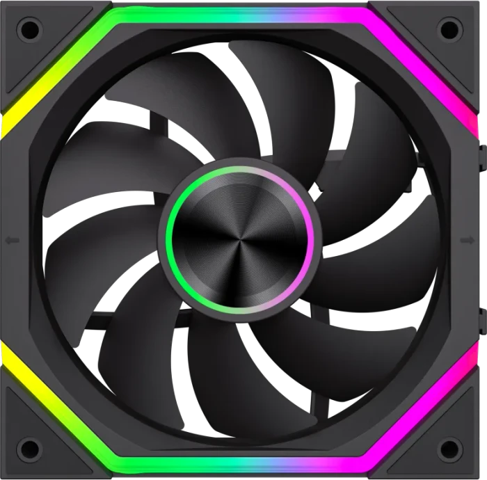 GameMax FN12A-N2 WL, schwarz, 120mm, 3er-Pack