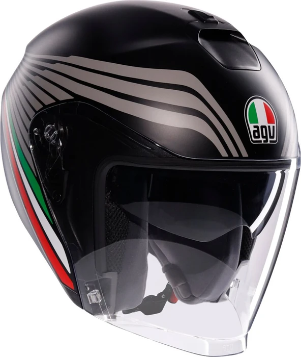 AGV Irides Bologna matt schwarz/grau/rot/grün