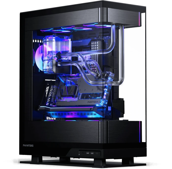 Phanteks Evolv X2, schwarz, Glasfenster
