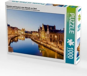 Calvendo Korenlei und Graslei in der Altstadt von Gent