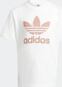 adidas Animal Graphic Print T-Shirt kurzarm weiß (Junior)