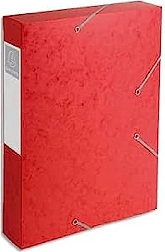 Exacompta Cartobox Archivbox 60mm, A4, rot, 10er-Pack