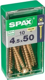 Spax YELLOX A2L 4CUT PZ2 Universalschraube, 4.5x50mm, 10 Stück