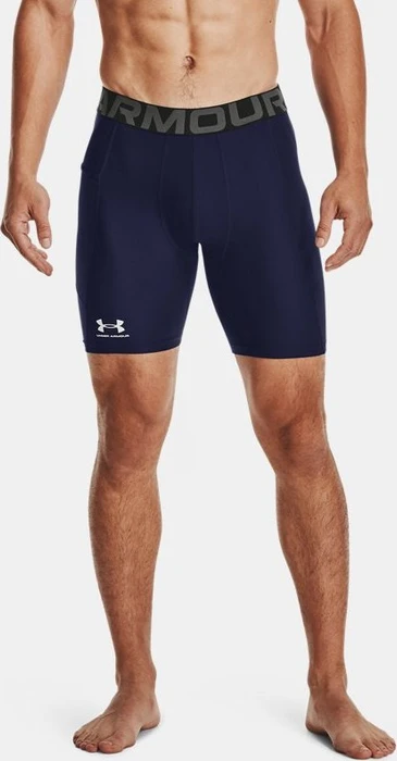 Under Armour HeatGear Armour Laufhose kurz midnight navy/white (Herren)
