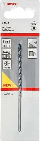Bosch Professional CYL-5 Betonbohrer, 3x50x90mm, 1 Stück