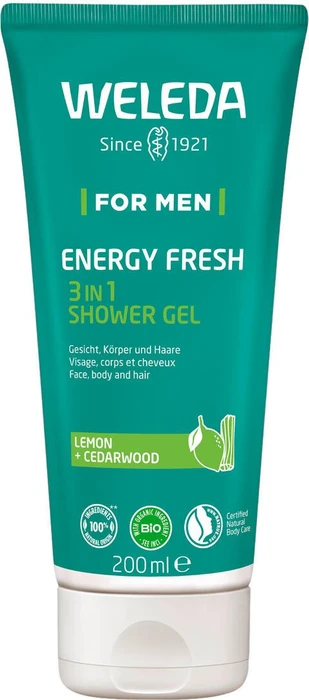 Weleda Men Energy Fresh 3in1 Duschgel, 200ml