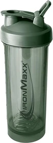 IronMaxx Shaker Trinkflasche 700ml mineral green