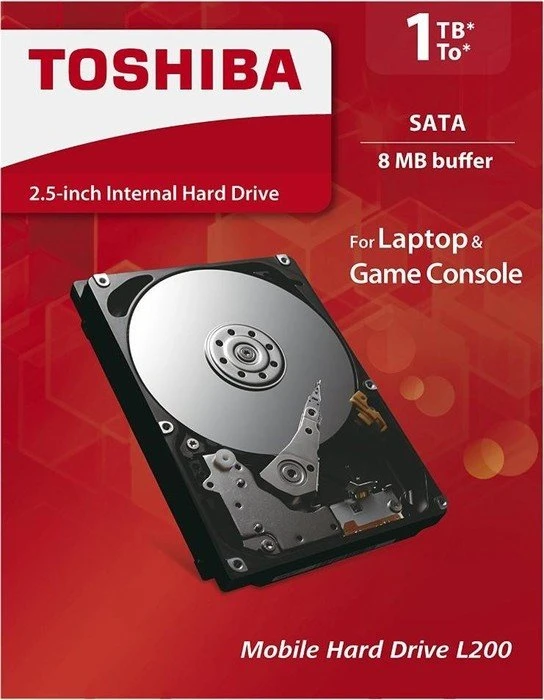 Toshiba L200 Laptop PC 1TB, 512e / 2.5" / SATA 3Gb/s, retail