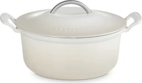 Le Creuset Modern Heritage Bräter aus Gusseisen rund 26cm 4.6l meringue
