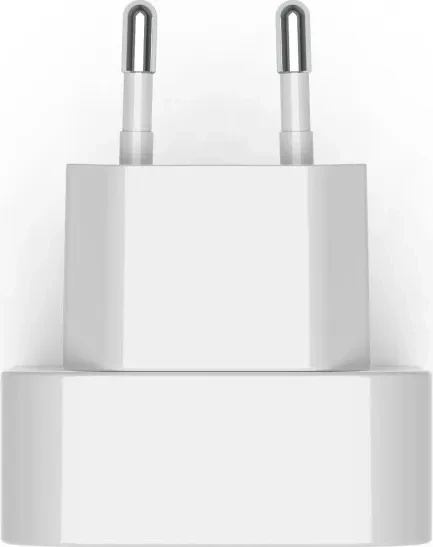 Hama Schnellladegerät GaN 2x USB-C faltbares Mini-Ladegerät PD 40W weiß