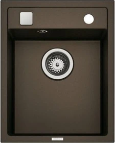 Naber Angola 40 Einbau Becken reversibel granit espresso