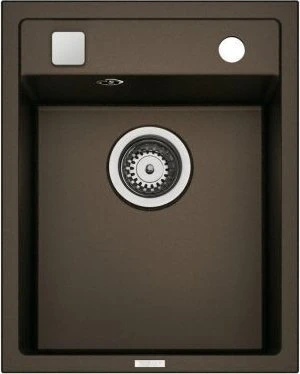 Naber Angola 40 Einbau Becken reversibel granit espresso