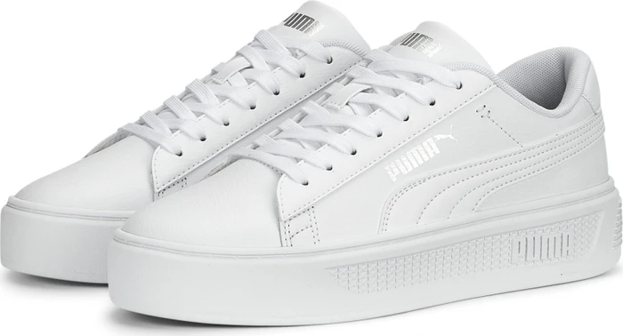 Puma Smash Platform v3 puma white/puma silver (Damen)