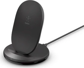 Belkin 15W Wireless Charging Stand + QC 3.0 24W Wall Charger schwarz