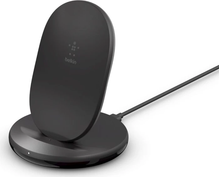 Belkin 15W Wireless Charging Stand + QC 3.0 24W Wall Charger schwarz