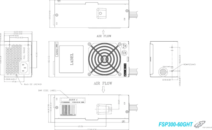 FSP FSP300-60GHT(80) 300W, TFX
