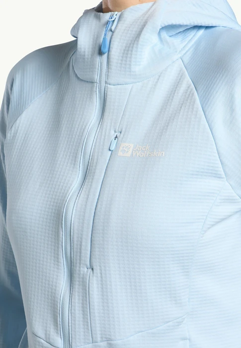 Jack Wolfskin Kolbenberg Hooded FZ Jacke ice blue (Damen)