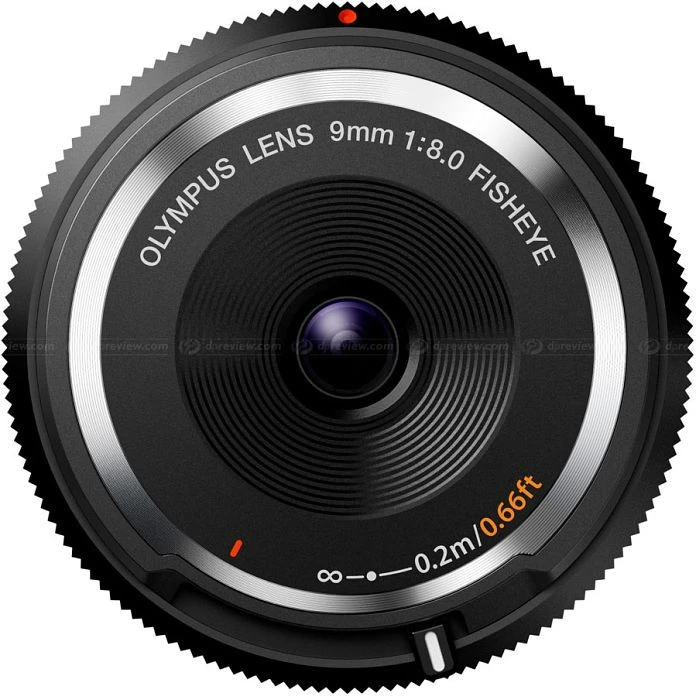 Olympus M.Zuiko digital 9mm 8.0 Body Cap Lens schwarz