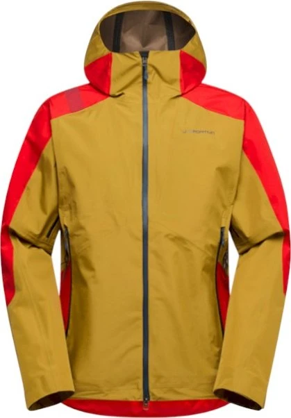 La Sportiva Crossridge Evo Shell Skijacke savana/mountain red (Herren)