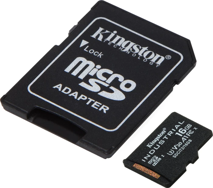 Kingston Industrial Temperature Gen2 R100 16GB Kit, UHS-I U3, A1, Class 10