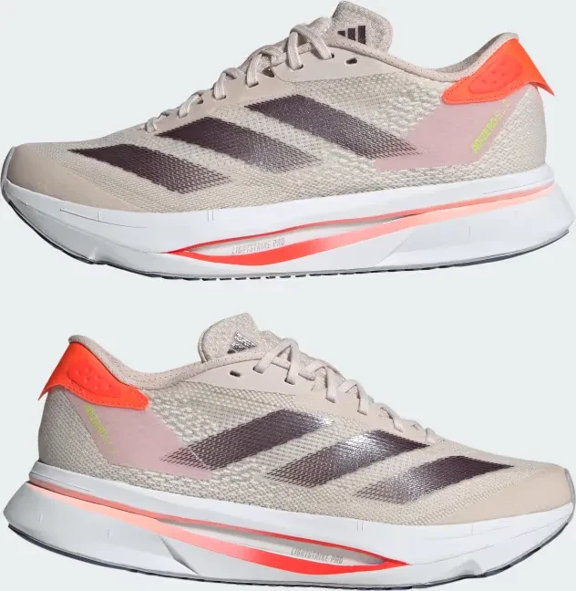 adidas Adizero SL2 putty mauve/aurora met./solar red (Damen)