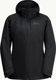 Jack Wolfskin Bergland 3in1 Funktionsjacke schwarz (Damen)