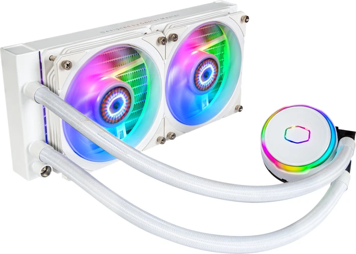 Cooler Master MasterLiquid PL240 Flux White Edition, weiß
