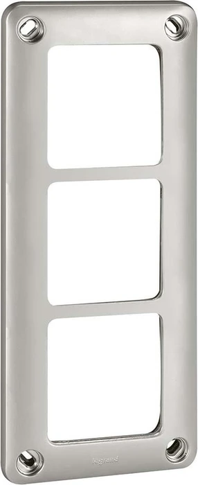Legrand Soliroc Rahmen 3-fach IP55 IK10, grau