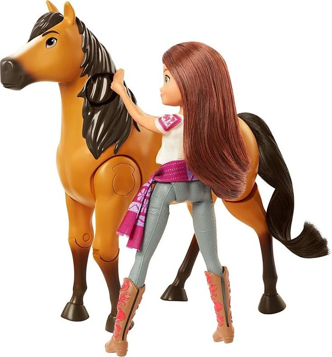Mattel Spirit Untamed - Reitabenteuer-Set Lucky & Spirit
