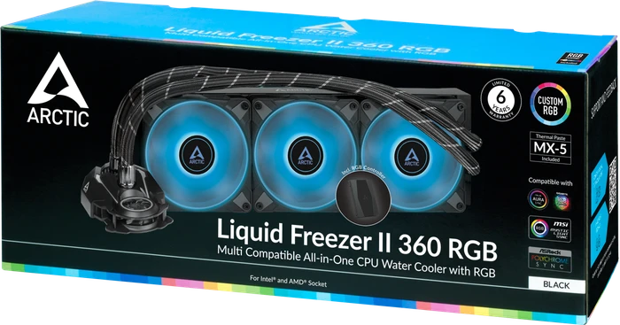 ARCTIC Liquid Freezer II 360 RGB, LED-Steuerung