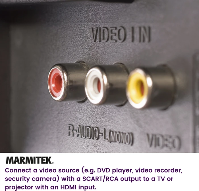Marmitek Connect AH31, RCA Composite/SCART auf HDMI