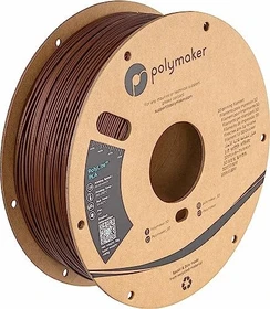 Polymaker PolyLite PLA, braun, Spule, 1.75mm, 1.00kg