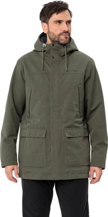 Vaude Manukau II Funktionsmantel black/khaki (Herren)
