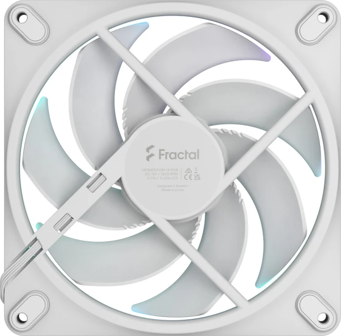 Fractal Design Momentum 14 RGB, weiß, 140mm