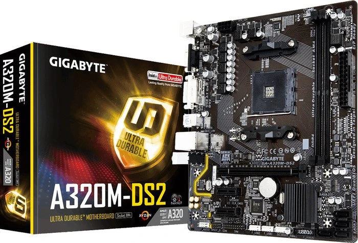 GIGABYTE GA-A320M-DS2 (AMD AM4)