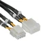 InLine 4/8-Pin ATX12V Verlängerungskabel, 300mm, sleeved schwarz/weiß Vorschaubild