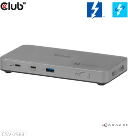 Club 3D 5-in-1 Triple Video Hub, Thunderbolt 5 [Buchse] (CSV-2563)
