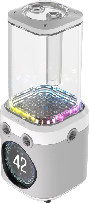 Corsair iCUE LINK XD6 RGB Elite LCD, weiss, mit Pumpe