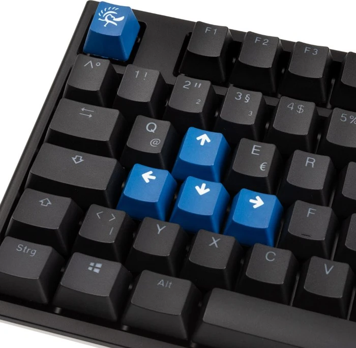 Ducky One 2 TKL PBT, LEDs weiß, schwarz, MX RED, USB, DE