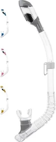 Cressi Dry Trockenschnorchel transparent/silber (Junior)