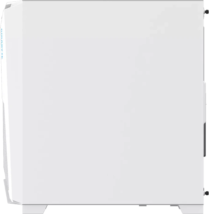GIGABYTE C301 Glass White, weiß, Glasfenster