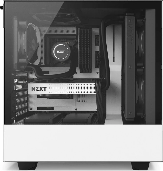 NZXT H500 weiß, Glasfenster