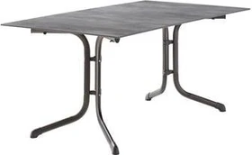 Sieger Boulevard Polytec Klapptisch 160x90cm eisengrau/beton hell