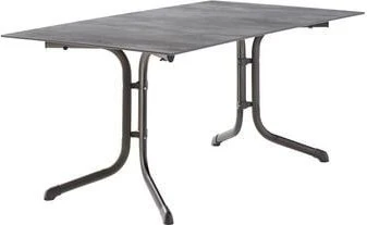 Sieger Boulevard Polytec Klapptisch 160x90cm eisengrau/beton hell