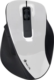 NGS Bow Wireless Ergonomic Mouse weiß, USB (NGS-MOUSE-0943)
