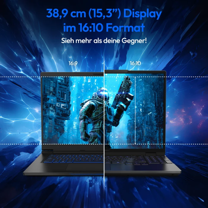 Medion Erazer Major 15 X1, Core i9-14900HX, 16GB RAM, 1TB SSD, GeForce RTX 4070, DE