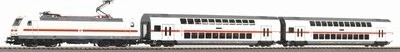 Piko - Spur H0 Start-Set - Start-Set mit Bettung Personenzug BR 146 mit 2 IC Doppelstockwagen